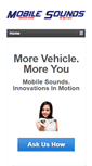 Mobile Screenshot of mobilesounds.ca